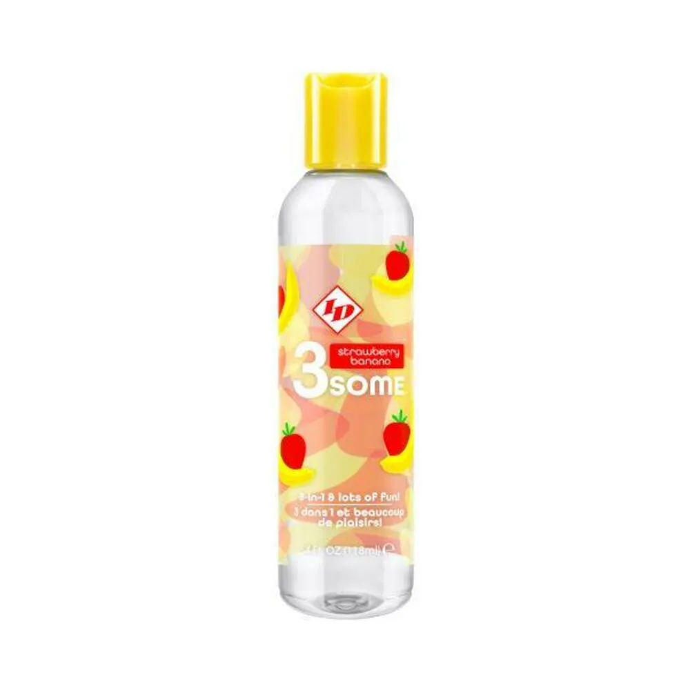 3some Strawberry Banana Water-based Lube