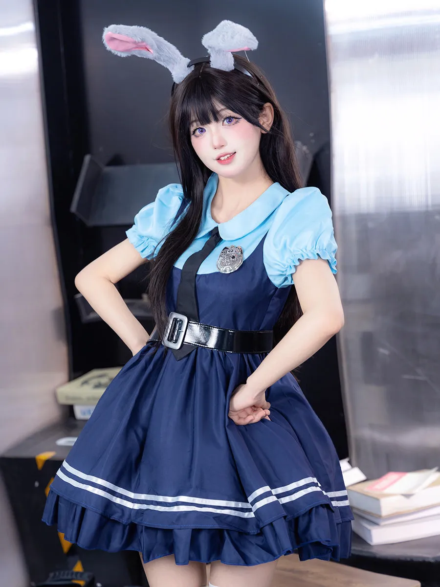 Cute Police Bunny Outfit