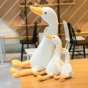 Ins Cute Duck Doll Cute Big White Duck Doll Doll Bay Window Bedroom Decoration